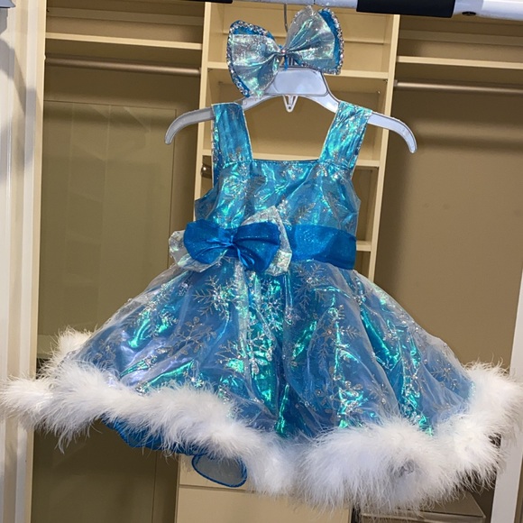 Other - Frozen/snowflake handmade dress, 2T